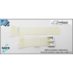 CINTURINO CASIO BG-340-7V BIANCO RESINA